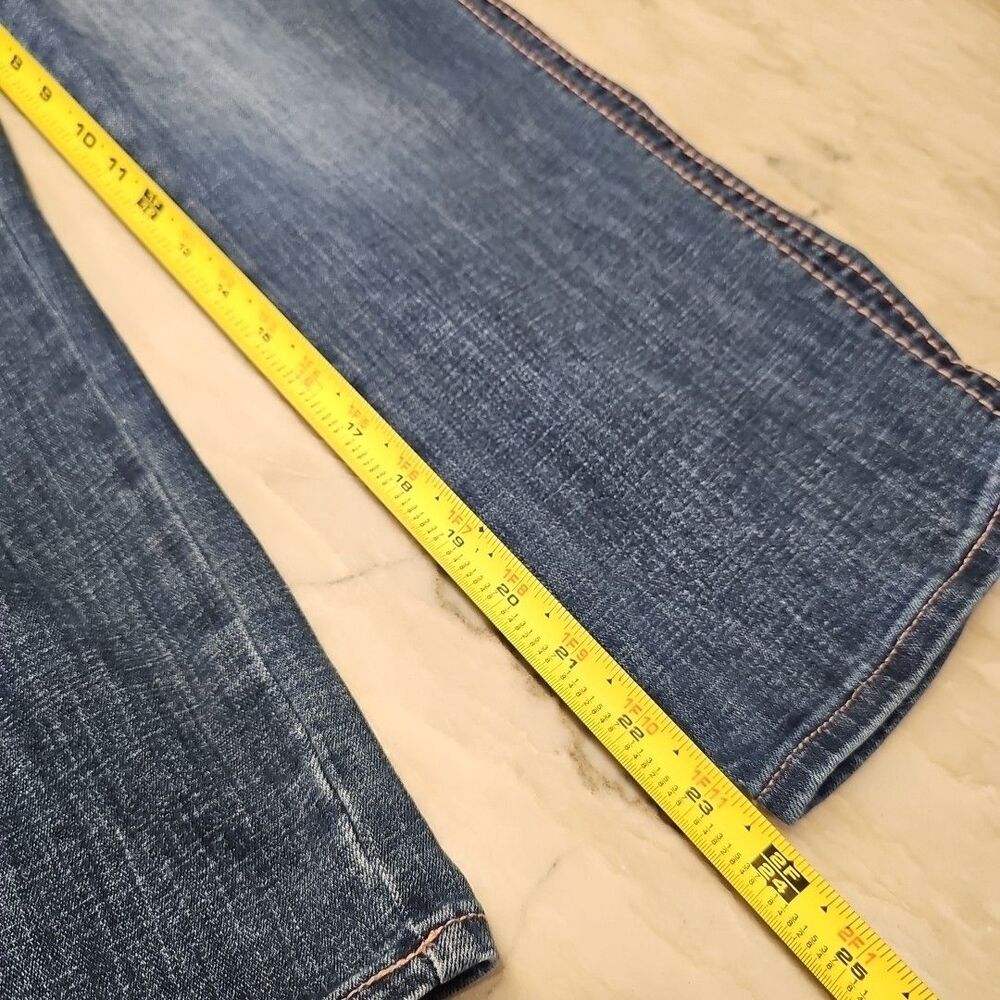 Seven7 Women's 8 Jeans Stretch Skinny Ankle Pink Stitching Seven 7 - Picture 12 of 12